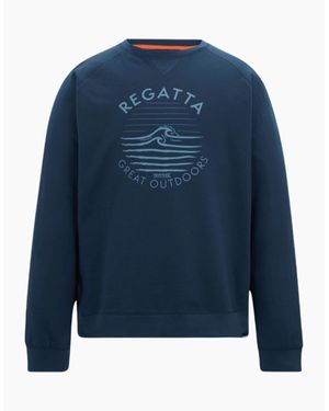 Regatta Nithsdale Wave Sweatshirt - Blue