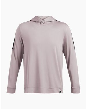 Under Armour Playoff Hooded Neck Long Sleeve Sweatshirt - Purple