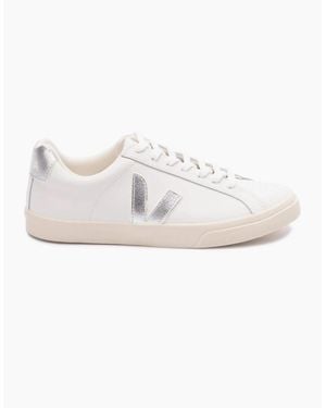 Veja Esplar Leather Trainers - White