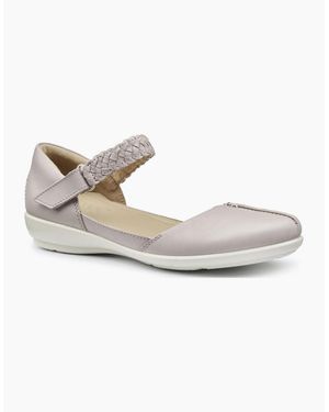 Hotter Lake Extra Wide Mary Jane Shoes - White