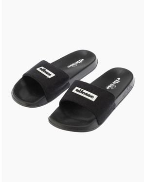 Ellesse Laxxes Open Toe Slide Sandals - Black