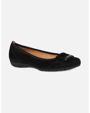 Gabor Raven Ballet Court Shoes - Black