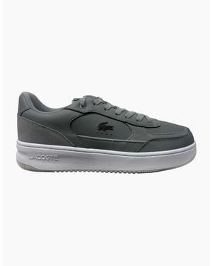 Lacoste L001 Ace Leather Trainers - Grey