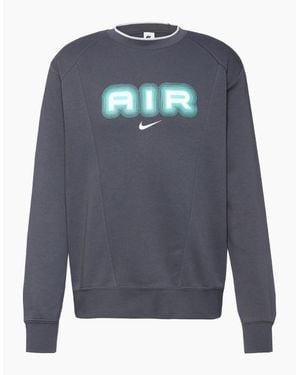 Nike Air Crew Neck Fleece Sweatshirt - Blue