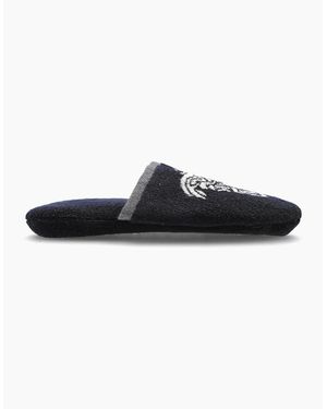 Versace Bath Slippers Terrymedusa Jacquard - Black