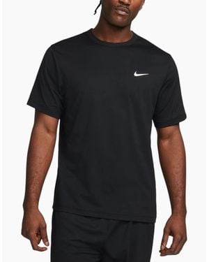 Nike T-Shirt Cotton Crew Neck Soft Top - Black