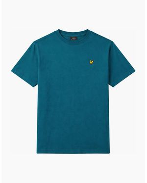 Lyle & Scott Lyle & Scott Plain T-Shirt Lagoon - Blue