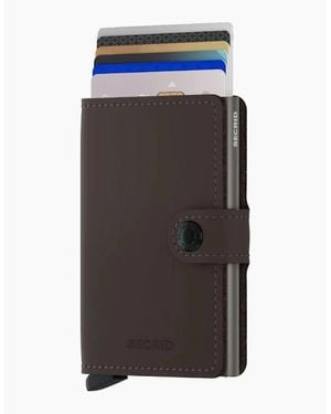 Secrid Mini Wallet Matte Truffle - White