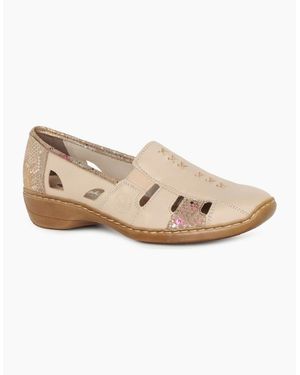 Rieker Denise Shoes - Natural