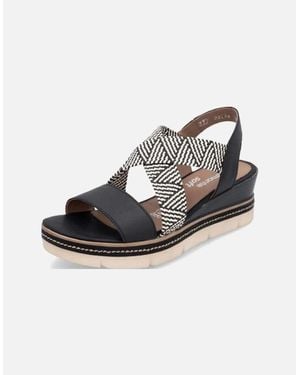 Remonte Ladies Sandal D2L54-03 - Black
