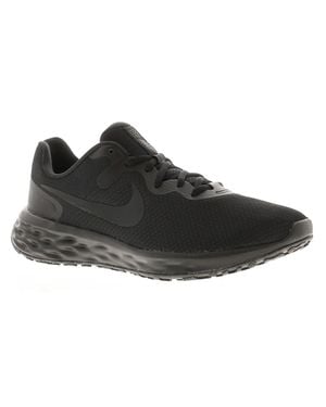 Nike Running Trainers Revolution 6 Next Na Lace Up Uk Size - Black