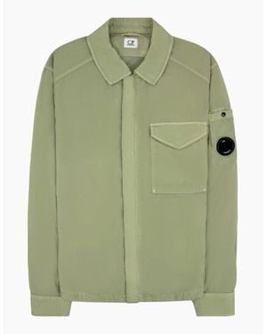 C.P. Company Chrome R Pocket Overshirt Moss 610 - Green