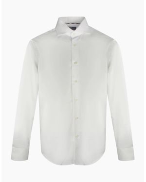 Aquascutum Branded Long Sleeve Shirt - White