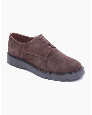 Base London London Vector Leather Lace-Up Shoes - Purple