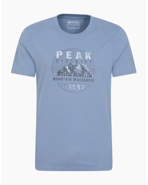 Mountain Warehouse Peak District Short-Sleeved T-Shirt - Blue