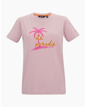 Regatta Ladies Filandra Vx Palm T-Shirt - Pink
