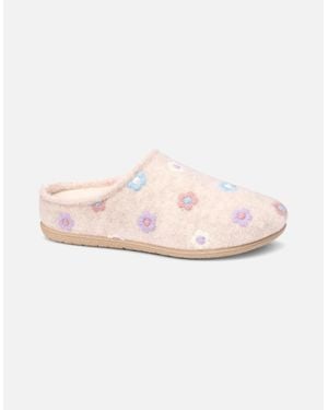 Hotter Season Mule Slippers - Pink