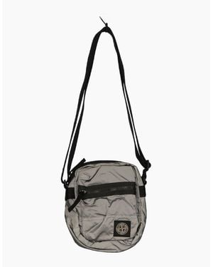 Stone Island Nylon Metal Crossbody Bag - Black