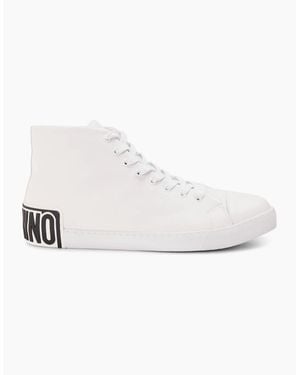 Moschino Court Trainers - White