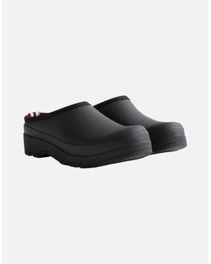 HUNTER Ladies Play Clogs - Black