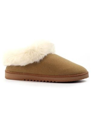 Lunar Cranbrook Boxed Slippers - Brown