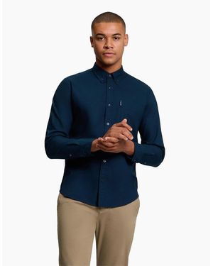 Ben Sherman Signature Oxford Long Sleeve Shirt - Blue