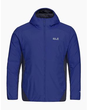 Jack Wolfskin Trail Light Hybrid Windbreaker - Blue