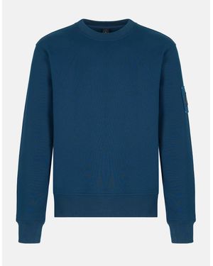 Moose Knuckles Hartsfield Crew Sweatshirt - Blue