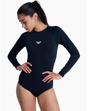 Roxy Essentials Long Sleeve Swimsuit - Blue