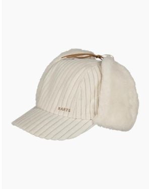 Barts Sunnaha Faux Fur Ear Flaps Baseball Cap - Natural