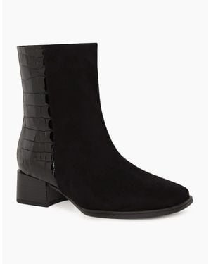 Gabor Granite Ankle Boots - Black