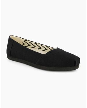 TOMS Alpargata Ballet Shoes - Black