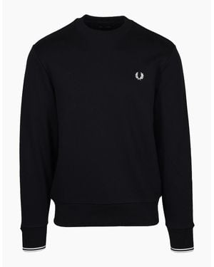 Fred Perry Crew Neck Sweatshirt - Blue