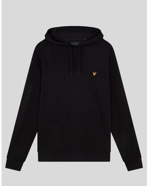 Lyle & Scott Loopback Cotton Hoodie - Black