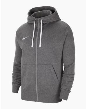 Nike Park 20 Cotton Zip Collar Hoodie - Grey