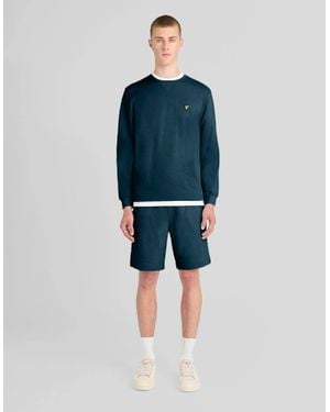 Lyle & Scott Everyday Cotton Sweat Shorts - Blue