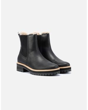 TOMS Bennet Nubuck Boots - Black