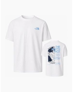 The North Face Globe Reload Relaxed Crew Neck T-Shirt - White