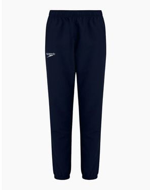 Speedo Ladies Club Plain Tapered Tracksuit Bottoms - Blue