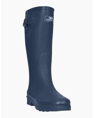 Trespass Ladies Damon Waterproof Wellington Boots - Blue