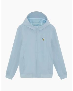 Lyle & Scott Lyle & Scott Softshell Full Zip Jacket With Hood Opal - Blue