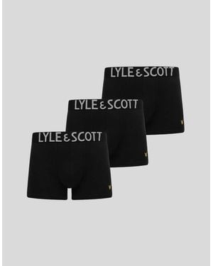 Lyle & Scott Trunk With Wide Satin Waistband - Black
