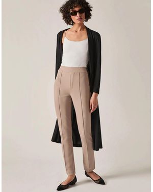 James Lakeland Cigarette Trousers Taupe - Natural