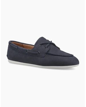 Sperry Top-Sider Sperry Slim Boat Shoe Leather Boat Shoes - Blue
