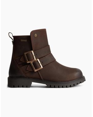 HUNTER Ness Ankle Boots - Brown