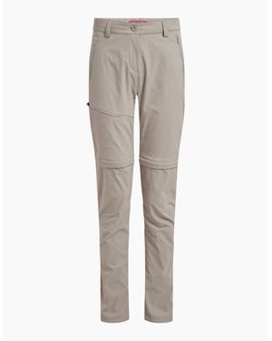 Craghoppers Ladies Pro Iii Nosilife Convertible Trousers - Grey