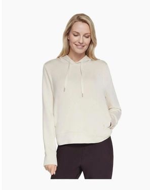 Skechers Cosy Luxe Hoodie Off Hooded Sweatshirt - White