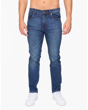 Bewley & Ritch Bewley & Ritch Abingdon Slim Fit Jeans Dark Wash - Blue