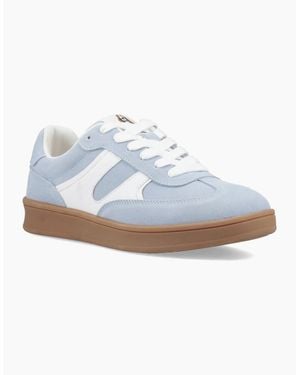 Hush Puppies Maura Suede Trainers - Blue