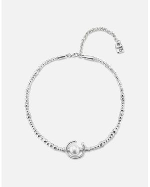 Uno De 50 Another Round, Oh Oh Oh Necklace - White